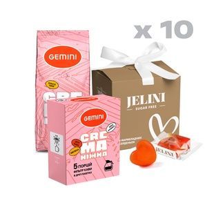 Zestaw "Dla swoich: Crema ziarnista &times; Jelini"