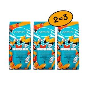 Coffee set 2=3 "Gemini Decaffeinato in beans" 750g