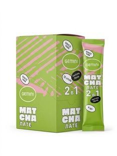Matcha latte Gemini w saszetkach (12 szt.)