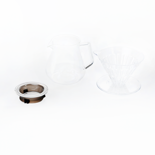 Набір для заварювання Timemore Crystal Eye PCTG Brewer Set Transparent