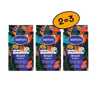 Coffee set 2=3 "Gemini Brazil Mogiana ground" 750g