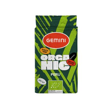 Gemini Organic Peru ground coffee, 250 g