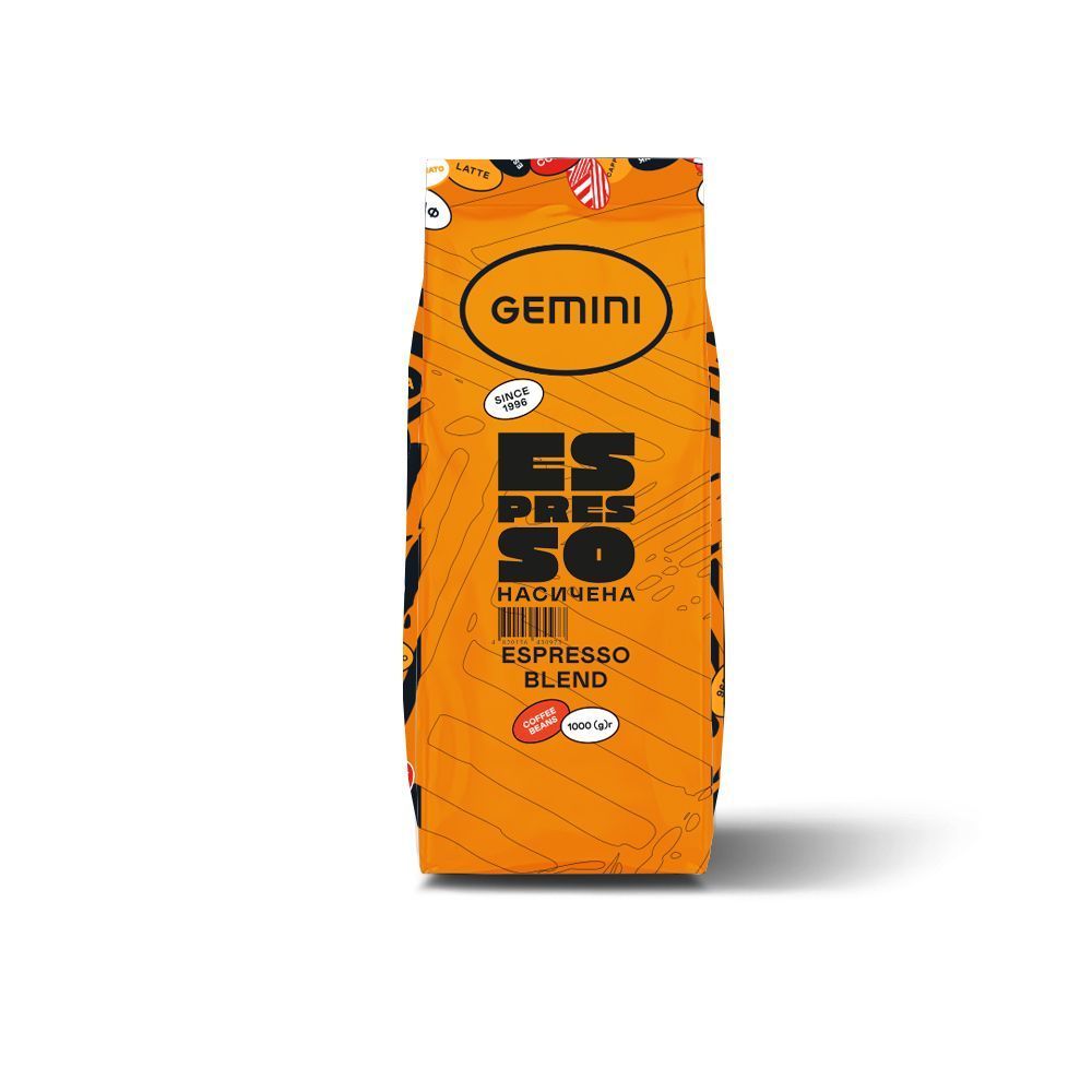 Кава Gemini Espresso насичена 1 кг - Фірмовий інтернет-магазин