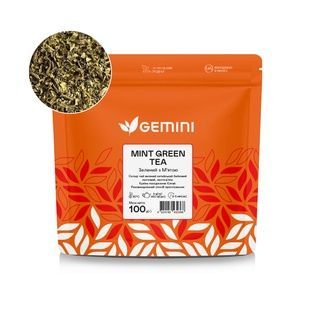 Herbata liściasta 100 g Mint Green Tea Zielona herbata z miętą