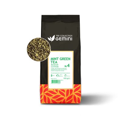 Чай листовой 100 грамм Mint Green Tea Зеленый чай с мятой