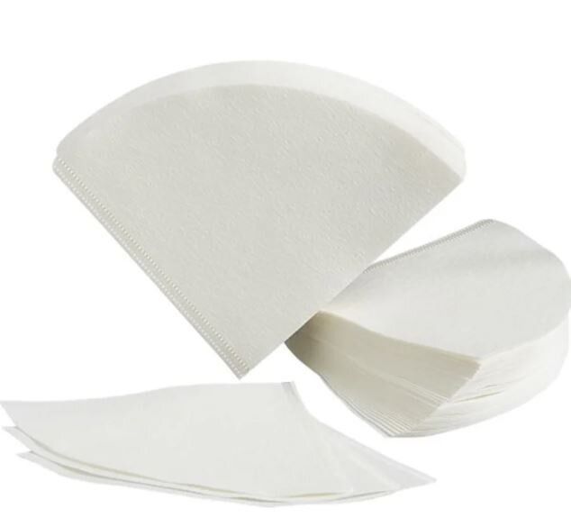 White paper filtersV60 for pour-over coffee 01 Hario, 40 pcs.