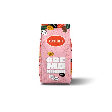 Кофе Gemini Crema нежный в зернах 500г