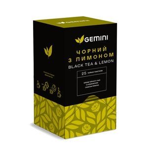 Чай Gemini Черный с Лимоном 25 шт.