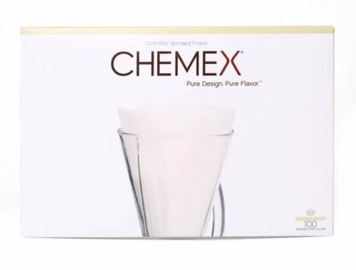 Фильтры Chemex для 3-х чашек, круглые, белые 100 штук